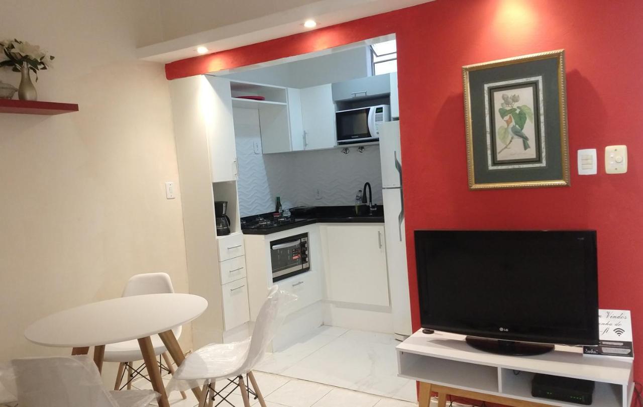 Quarto E Sala Silencioso Em Copacabana 리오데자네이루 외부 사진